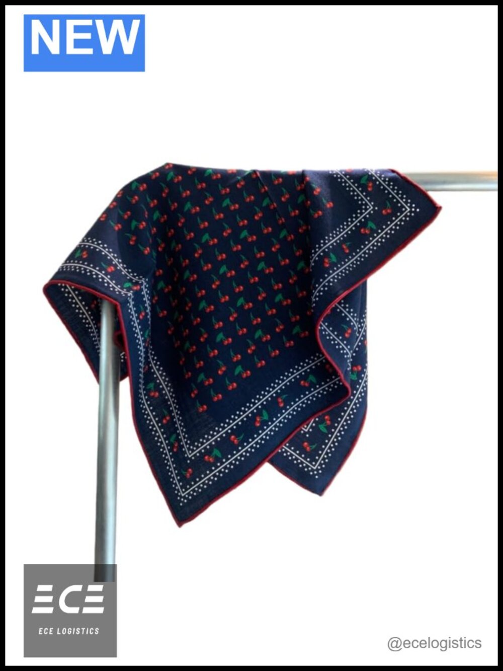 Square Silk Wool Blend Scarf Double Sided Floral Gift Packed 26in